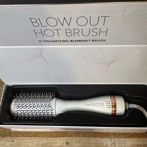 Bellezza 2" volumizing blow out hot brush - White & Rose Gold - Cortex Beauty